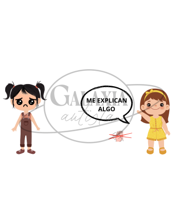 Viñetas con pictogramas: cómo mantener una conversación – Habilidades sociales TEA