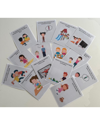 Tarjetas para identificar emociones y resolver conflictos – Autismo y habilidades sociales