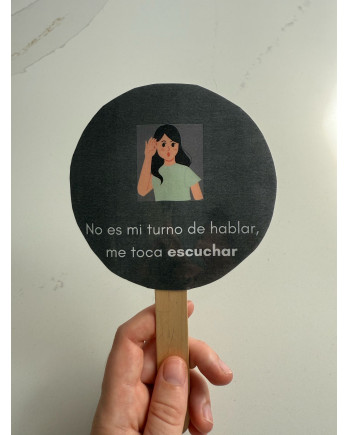 Material visual para entender turnos de palabra en autismo (PDF)
