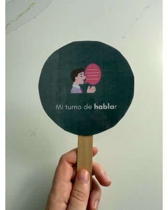 Material visual para entender turnos de palabra en autismo (PDF)