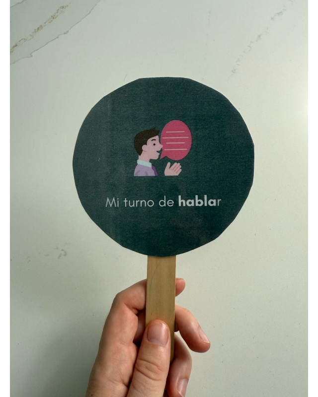 Material visual para entender turnos de palabra en autismo (PDF)