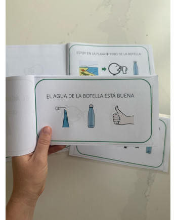 Historia Social + Actividad TEACCH no beber agua de la piscina / playa [GRATIS]