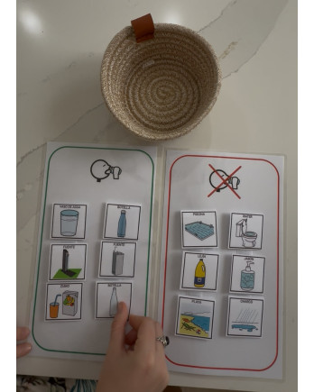 Historia Social + Actividad TEACCH no beber agua de la piscina / playa [GRATIS]