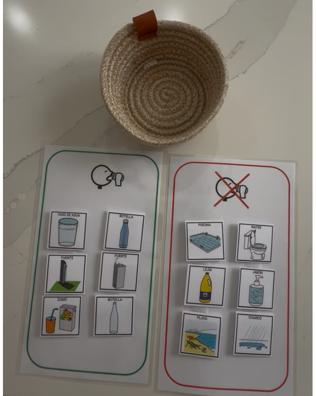 Historia Social + Actividad TEACCH no beber agua de la piscina / playa [GRATIS]