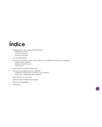 Curso de Conductas Disruptivas en el Autismo