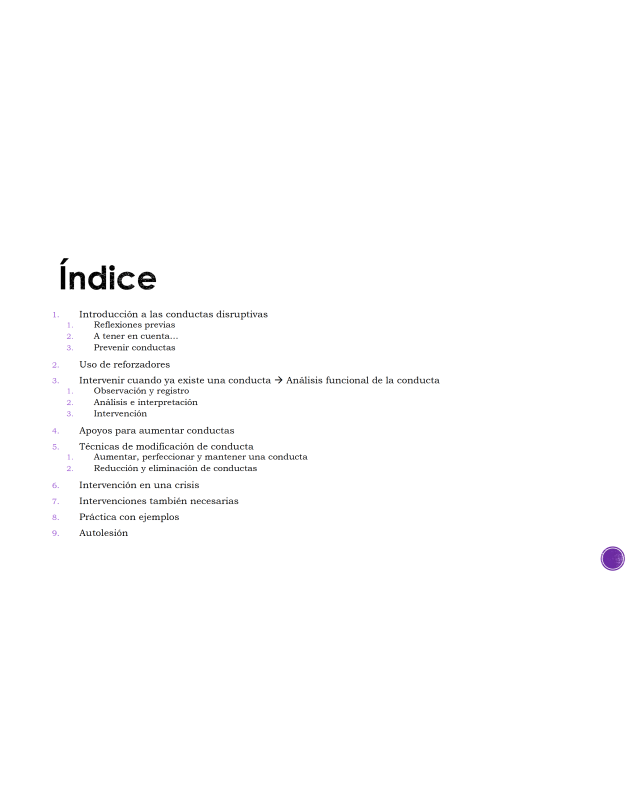 Curso de Conductas Disruptivas en el Autismo