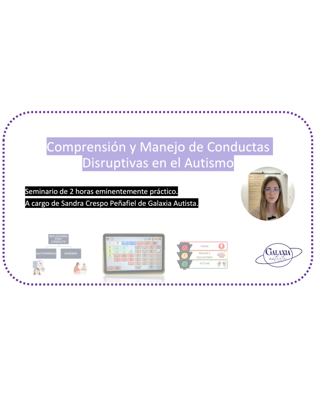 Seminario de Conductas Disruptivas en el Autismo | Galaxia Autista