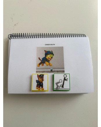 Cuaderno frases con pictogramas – Patrulla Canina TEA [GRATIS]