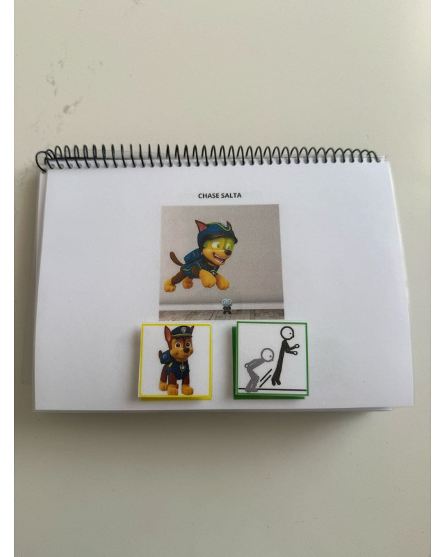 Cuaderno frases con pictogramas – Patrulla Canina TEA [GRATIS]