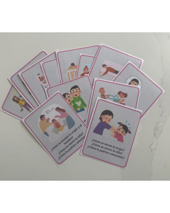 Tarjetas terapéuticas de emociones y resolución de conflictos (TEA)